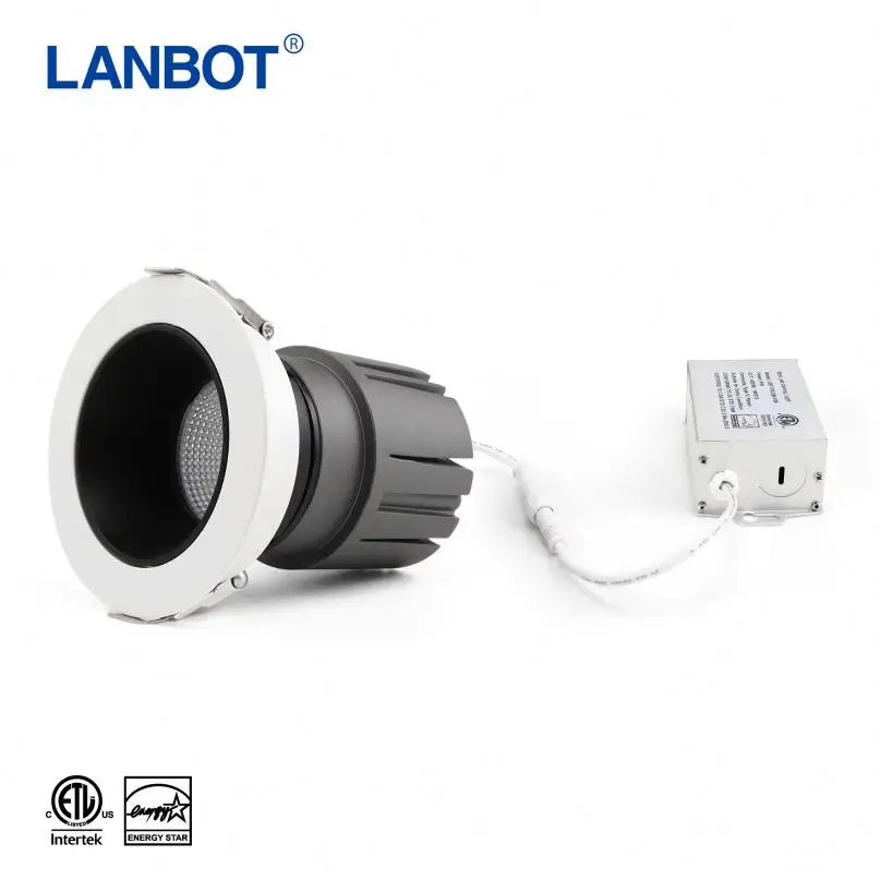 

New Bridgelux Epistar 7W adjustable led cob downlight ETL