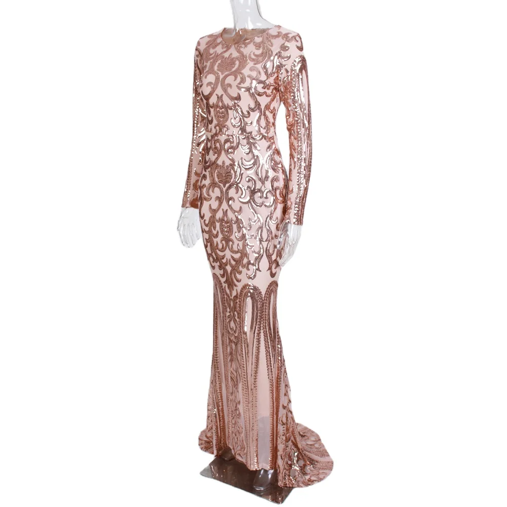 

2020 new cheap fashion women casual dress women long sleeve Sequin dress female casual party dress, Solid color