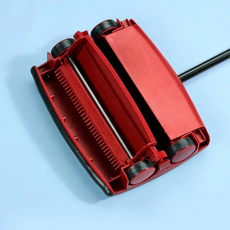 

Manual Carpet Sweeper Carpet Cleaner Dust sweeper Floor cleaning tool, Red