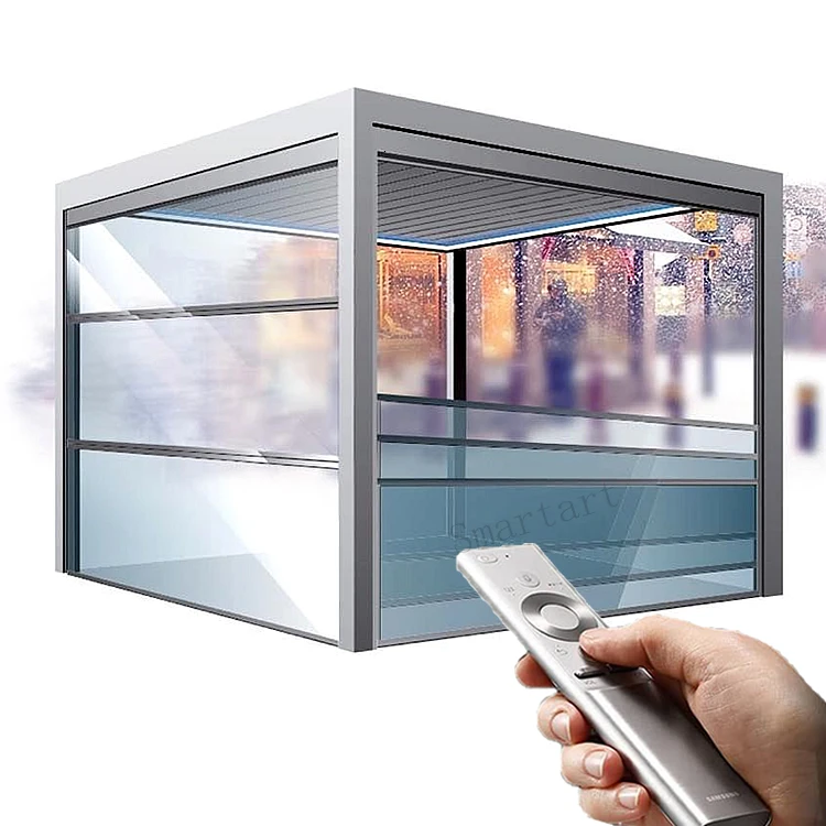 

prefabricated homes glass garden house container 40 ft prefabricated modern home, Customized color