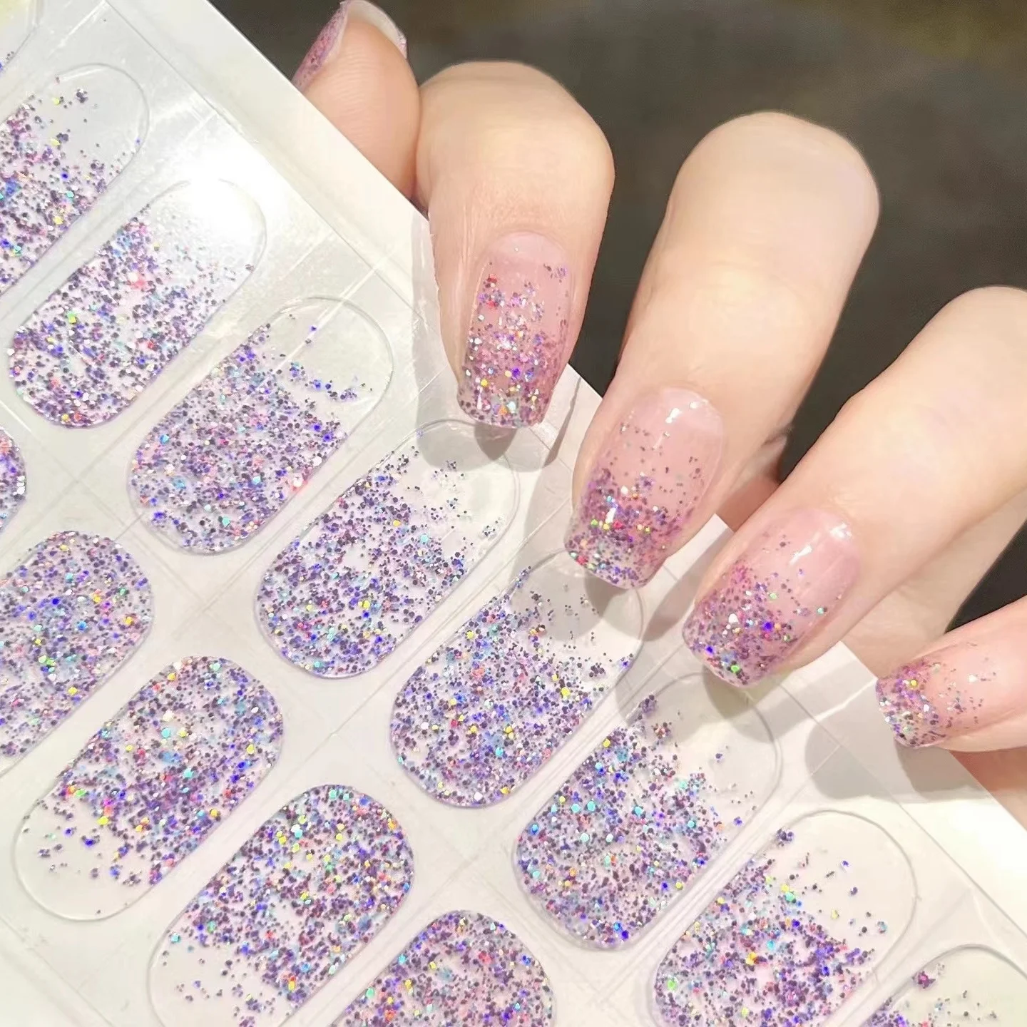 

gel uv nail lamp portable oem semi cured nails gel nail sticker