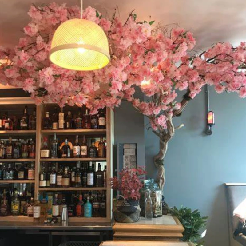 

Custom Centerpiece Hotel Event Party Deco Artificial Pink Cherry White Blossom Tree Wedding Artificial Plants Trees, White,pink or any other