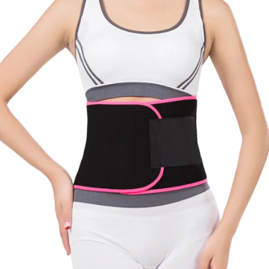 

Women Christmas Gift Unisex Adjustable Sweat Neoprene Waist Trainer Slimming Belt, Black