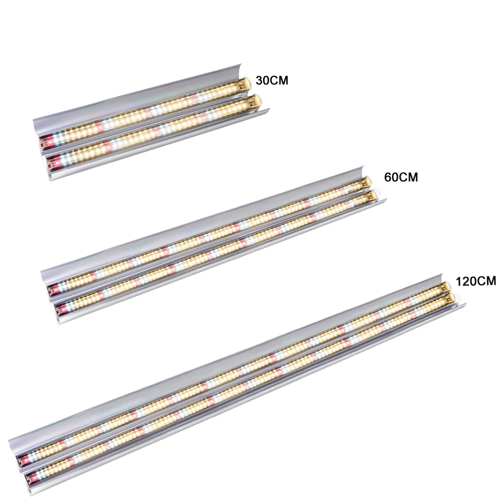 2ft 4ft Reflector Grow Shop Light T5 Tube Grow Lights with ON/Off Switch for Hydroponics, Seedling, Growing, Blooming