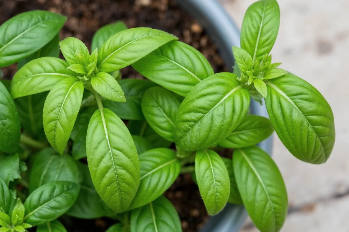 how to cut basil plants