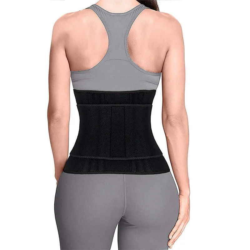 

Adjustable Women Weight Loss Gym Equipment Waist Trimming Trainer Belt Support Band, Blue, black, purple, rose red