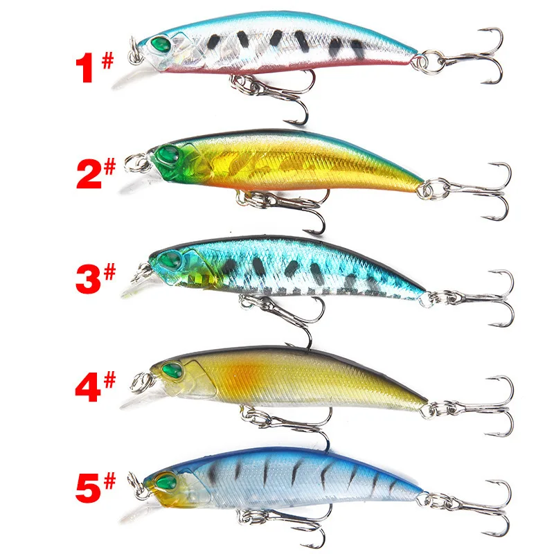 

1Pcs 65cm/4g Isca Artificial Wobblers Fishing Bait Lure Crankbait Sea Fishing 2 Treble Hooks Plastic Hard Baits