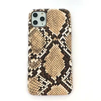 

Stick PU Leather Soft Snakeskin Graphics Cell Phone Cases Back Cover for iPhone 11 Pro Max