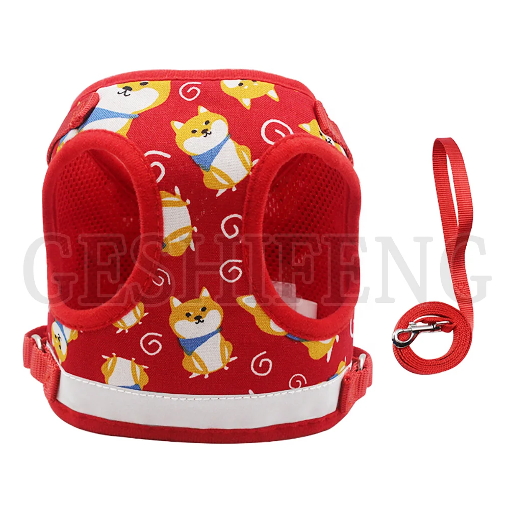 

Drop Shipping Pet Leash safe Luxury Pet Leash All In One Pet Harness Clothes