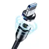 Amazon 2019 Magnetic USB Cable 3in1 for IPhone Type C Micro Fast Charging Magnet Charger USB Cable for Mobile Phone
