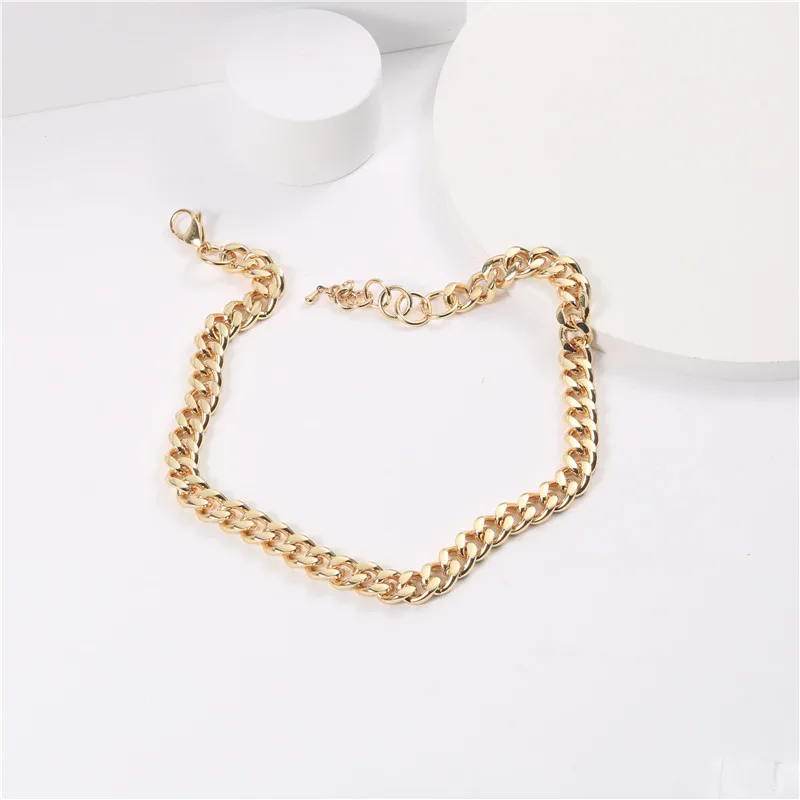 

2021 Personality Exaggerated Thick Chain 18k Gold Plating Necklace