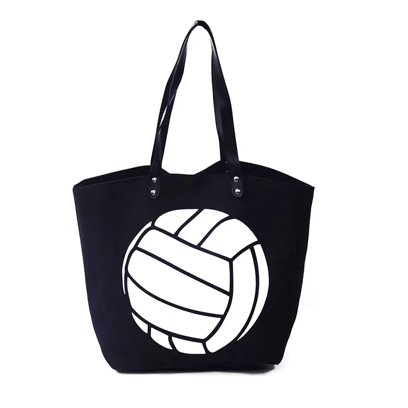 

Large Volleyball Tote Bag Sports Prints Utility Tote Beach Bag Travel Bag DMA7348
