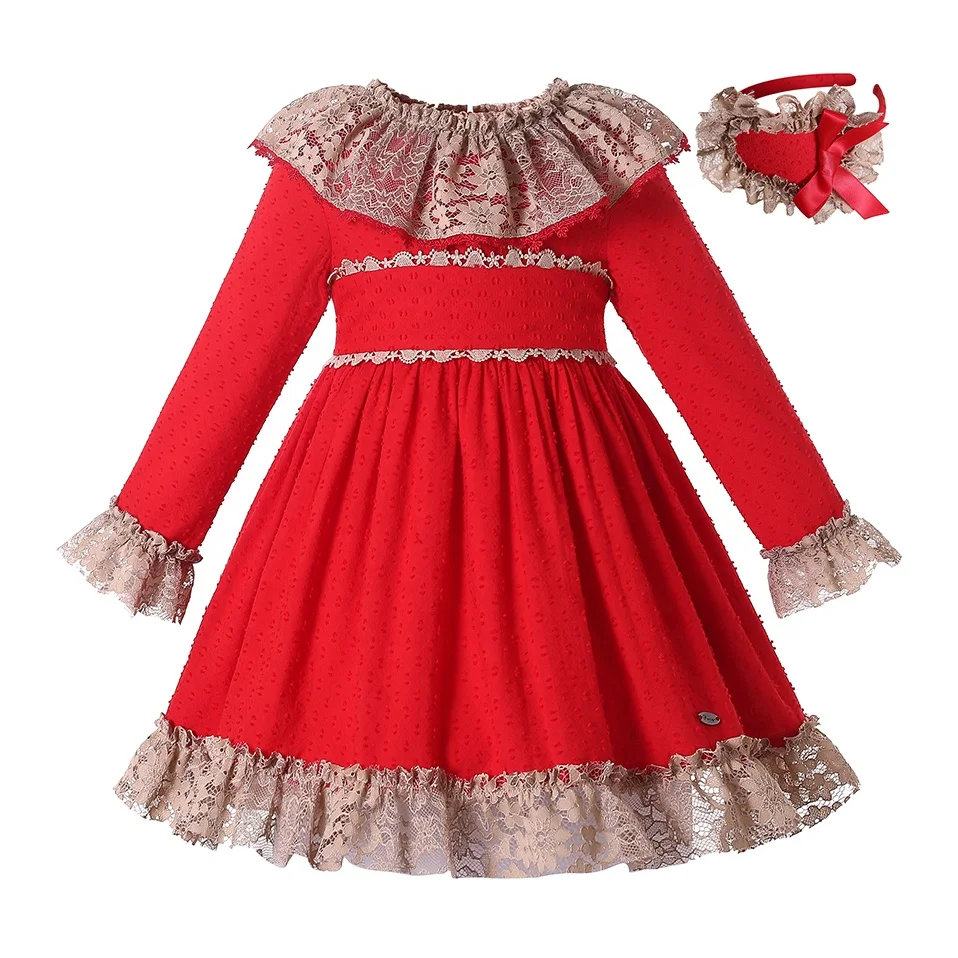 

Pettigirl Winter Clothes For Kids 8 Years Old Girl Brithday Dresses New Simple Dress For Girls 2021 2 3 4 5 6 8 10 12Y