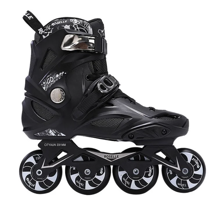 
High quality roller skates shoes for teenagers and adults in black or white 