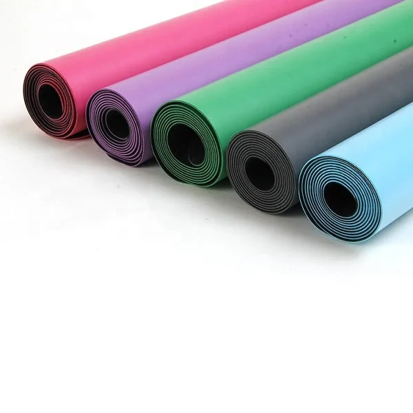 

Natural Rubber Yoga Mat Non Slip Widened Thickened PU Mat For Fitness Gymnastics, Customized color