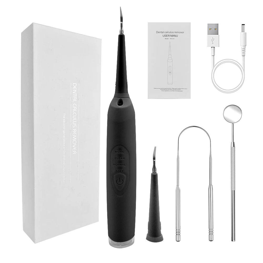 

High-Frequency Household Portable Electric Sonic Dental Scaler Tooth Calculus Remover Tooth Stains Tartar