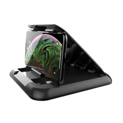 
Car Phone Holder, Dashboard Mobile Car Mount, Dash Mount Cell Phone Holder Anti Slip Desk Phone Stand for Smartphone 