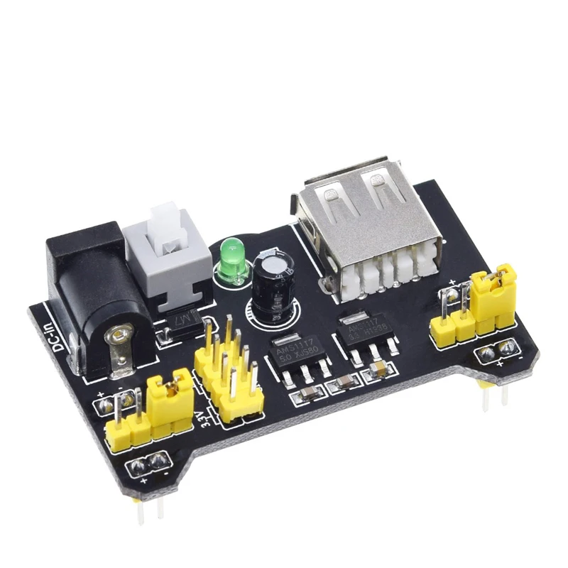 Mb102 Breadboard Power Supply Module 2-way 3.3v 5v Mb-102 Solderless ...