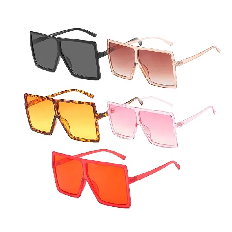 

YIDING 2020 eyewear high fashion brand designer Oversized Sunglasses, Big square over size sunglasses Shades Glasses for Women, As is or customized