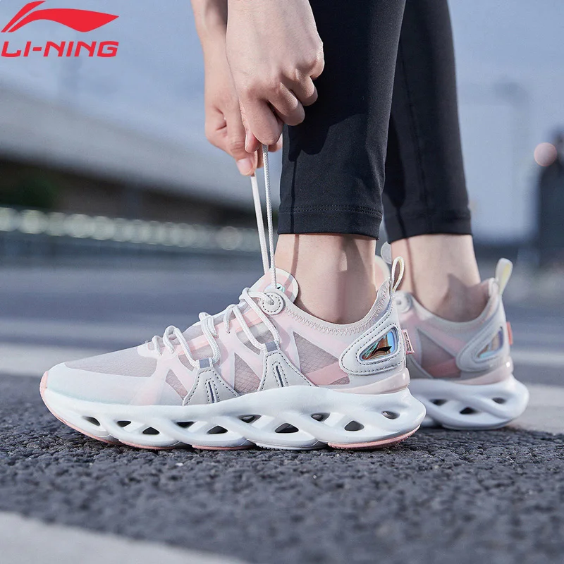 

Li-Ning running shoes for women ARC Cushion Running Shoes Breathable Li Ning Wearable Fitness Sport Shoes Sneakers ARHQ052