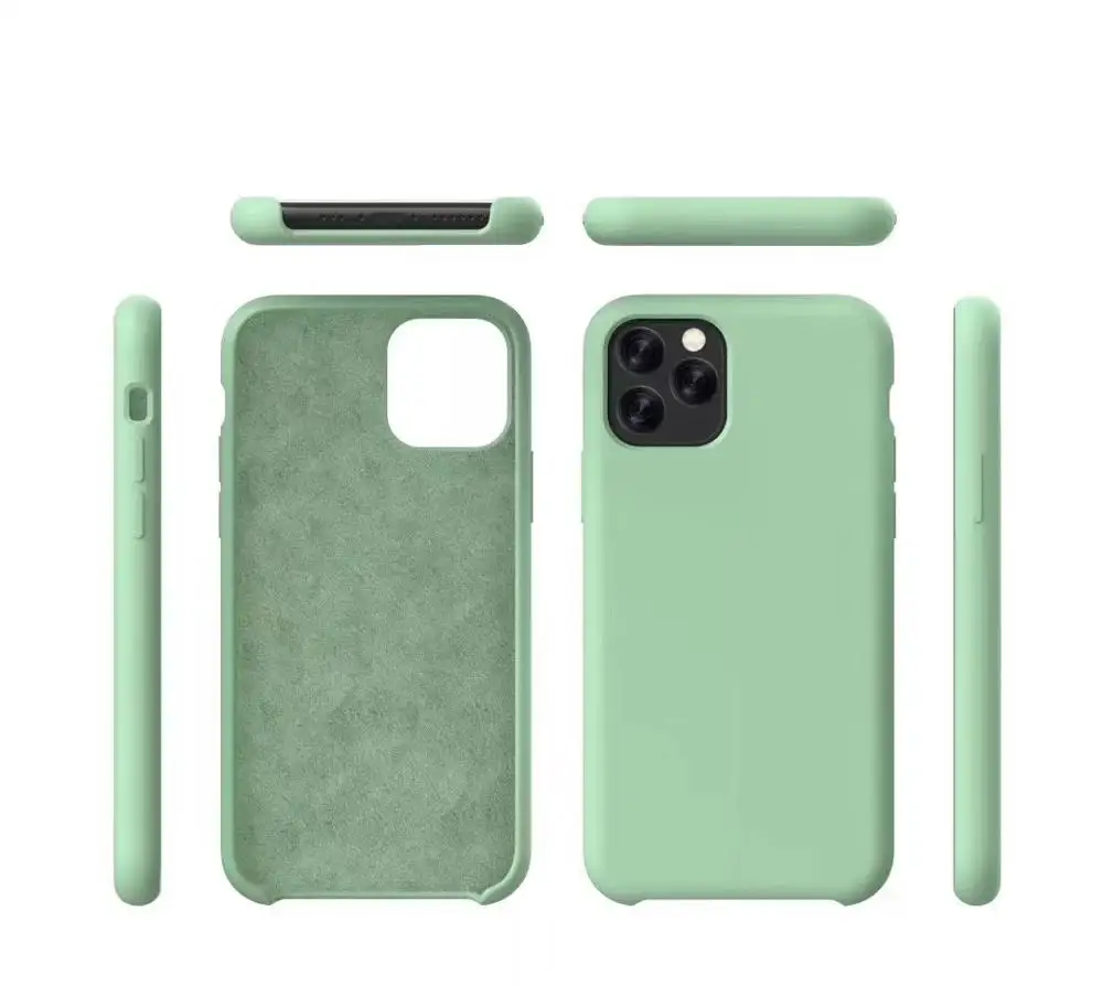 

Hot Sale silicone phone case for iphone silicone case with logo, 52 colors