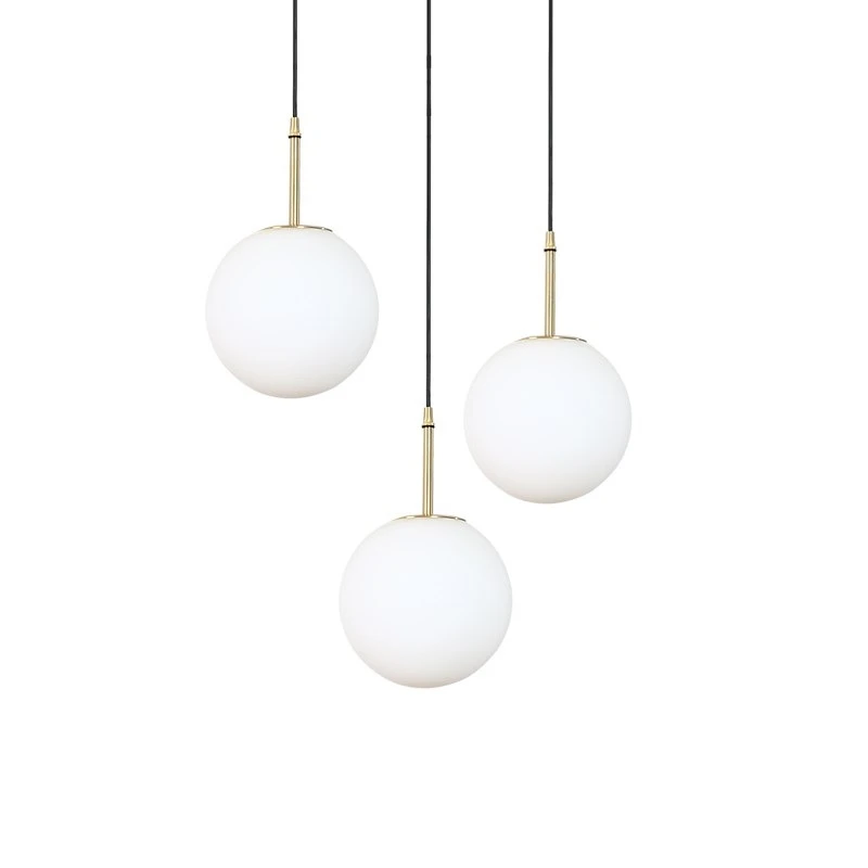 Modern House Round Ball Shape Hanging Lamp Nordic Glass Pendant Light