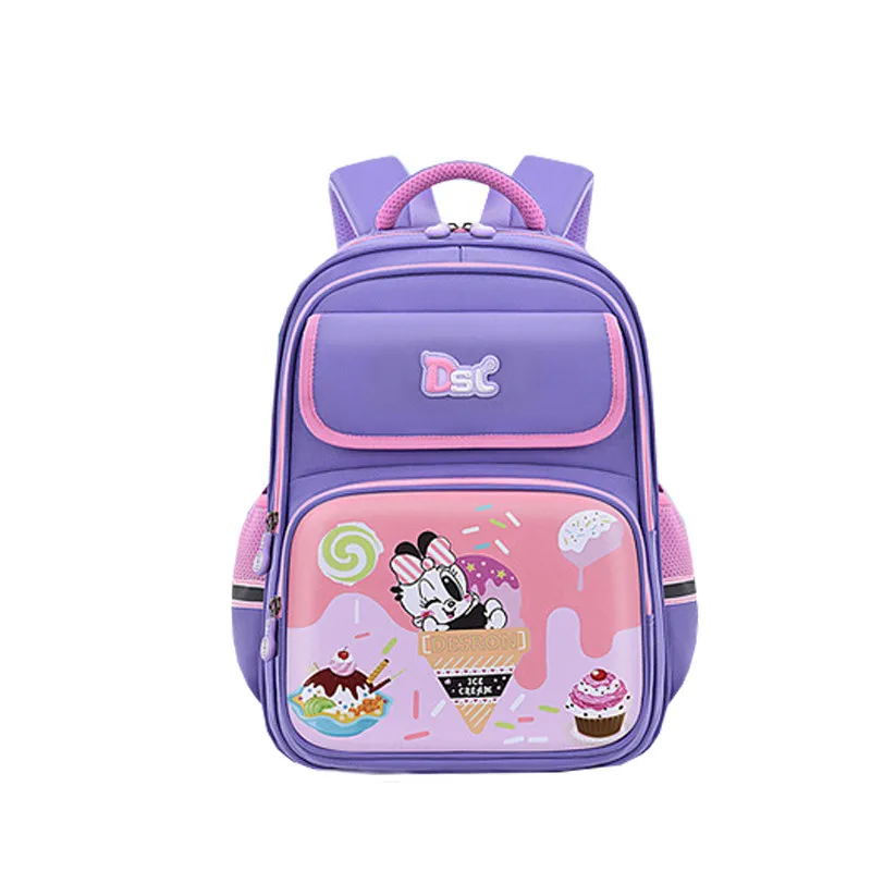 

New cartoon children's schoolbag spine protection backpack student shoulder bag mochila escolar