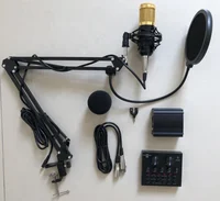 

Hot sale BM800BC Professional Studio Broadcasting Recording Condenser Microphone Set Best Selling Amazon Electret condenser mic