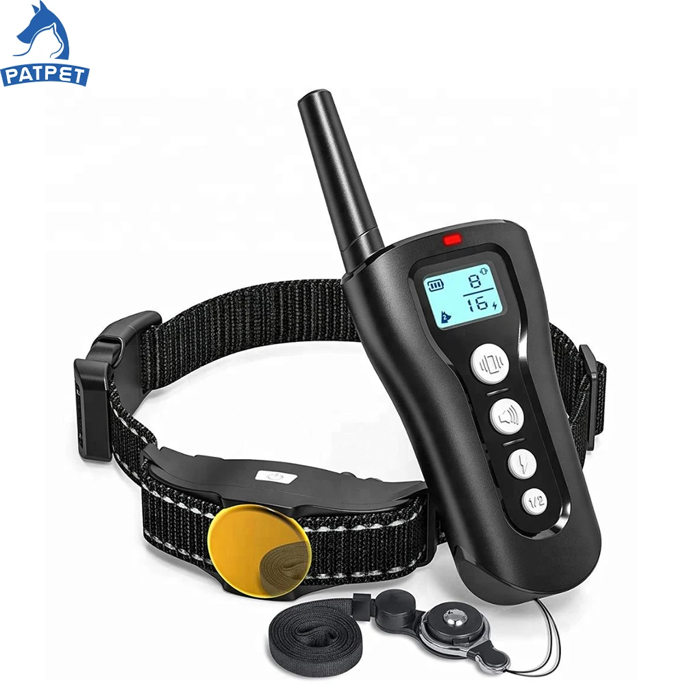 

Amazon Hot Sale Pet Dog Training Collar Travel Waterproof Rechargeable Dog Training Collar., Black/yellow/orange/customized color