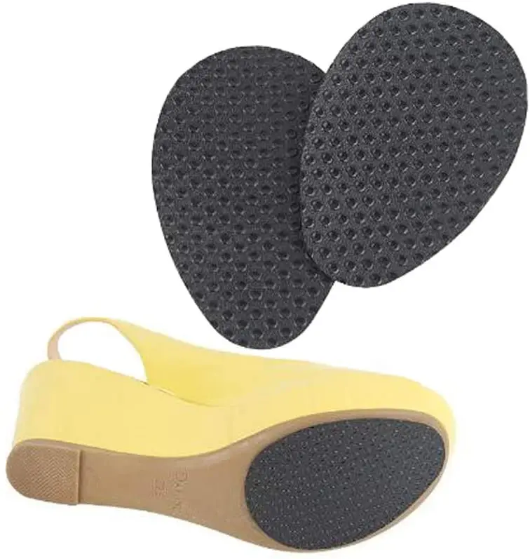 

Women Rubber Anti-Slip Shoes Sole Grip self-adhesive shoe bottom Protector Pads Non-Slip Cushion Accessories, Black