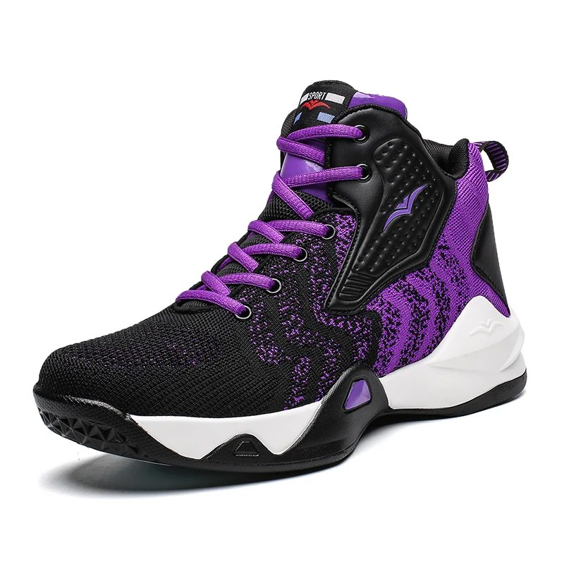 

YT Hot selling men and women training shoes comfortable flying woven sports shoes breathable basketball shoes