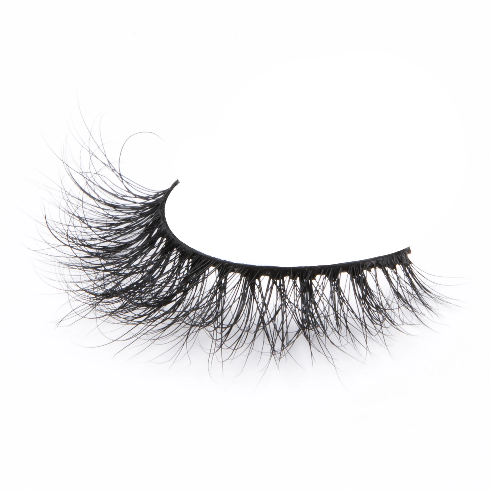 

Glitter logo box handmade 3D real mink lashes