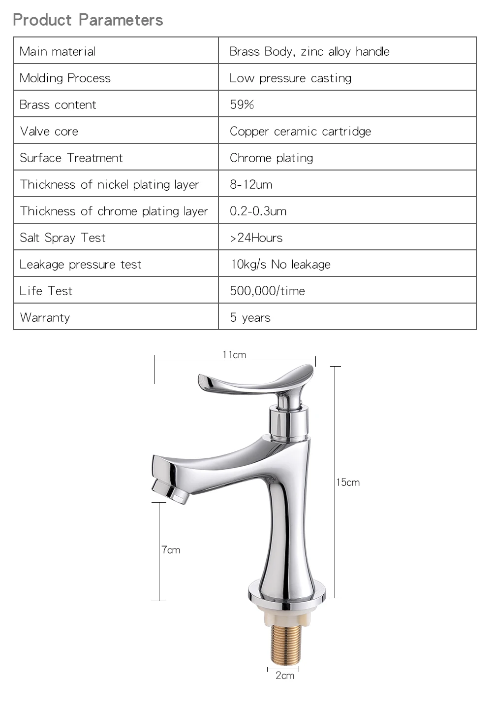 Manufacturer Hot and Cold Wash Basin Bathroom Fittings Sanitary Wares Kitchen Water Box Faucet PVC Tap Mini Plastic China Sale