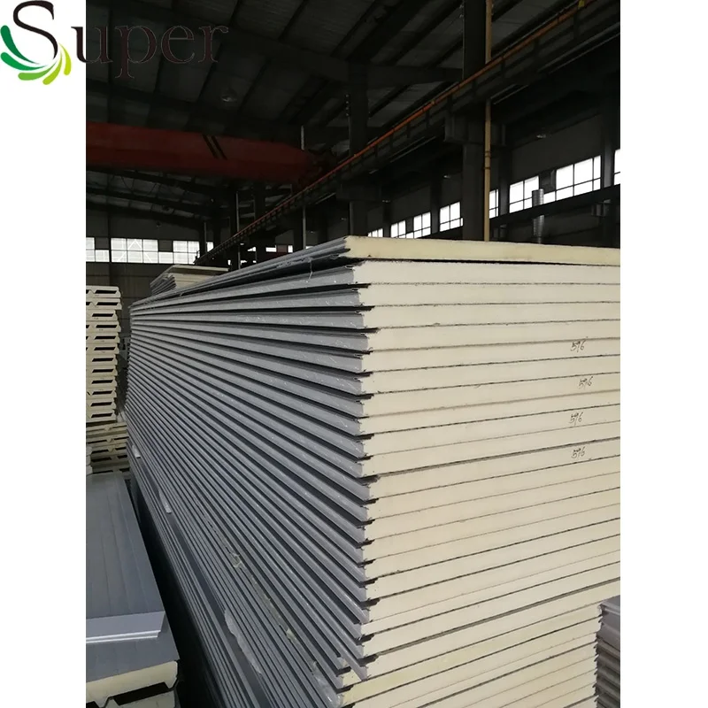 
High Quality 150mm PU Sandwich Panel With Cheap Price 