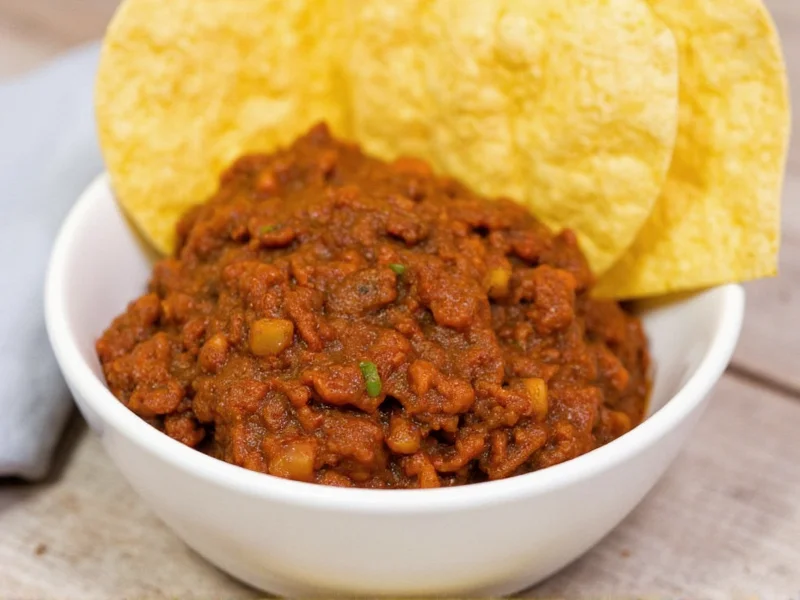 Homemade rotel in serving bowl with tortilla chips