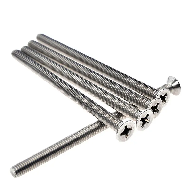 
Customized Flat Head Cross Recessed Countersunk Machine Screws 