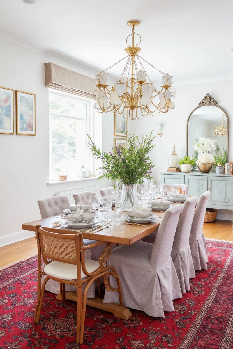 Seasonal dining room decor swaps