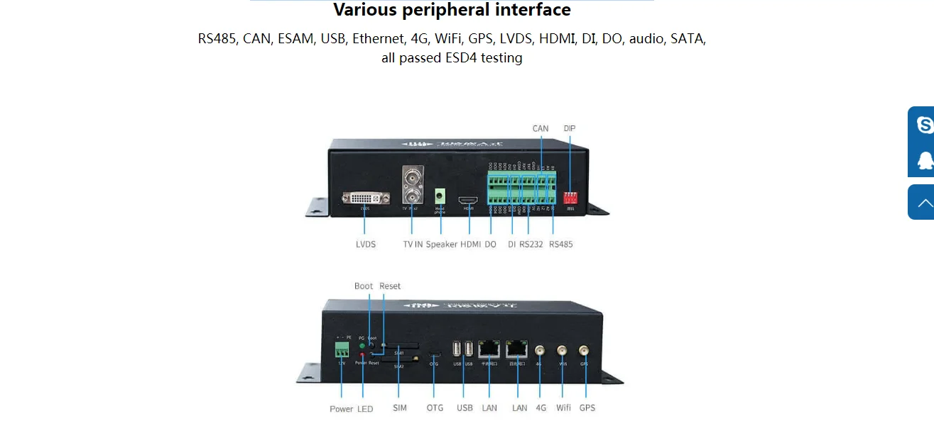 Fanless Industrial Embedded Single Board Computer for EV Charging