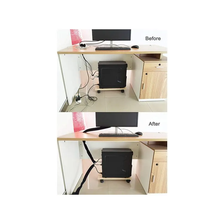 
Flexible neoprene cable management sleeve cable sleeve wrap cover organizer 