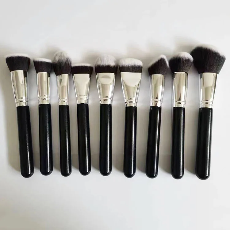 

Eye Shadow Foundation Powder Brush Cosmetic Beauty Tool Kit With Bag Luxury Complete 40Pieces Black Beauty Makeup Brush Set Kits