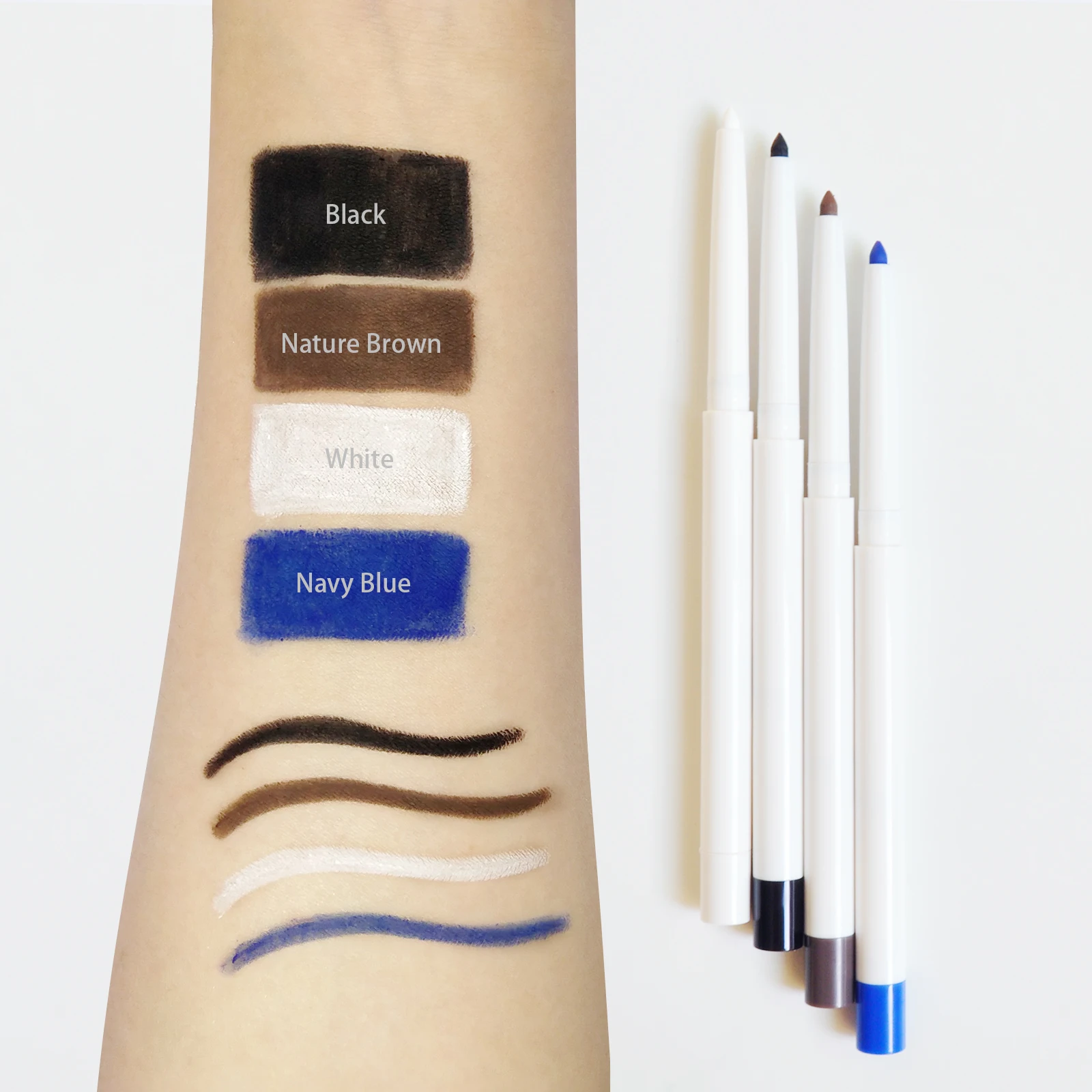 

Private label blue black color gel eyeliner waterproof eye liner eyeliner gel makeup wholesale