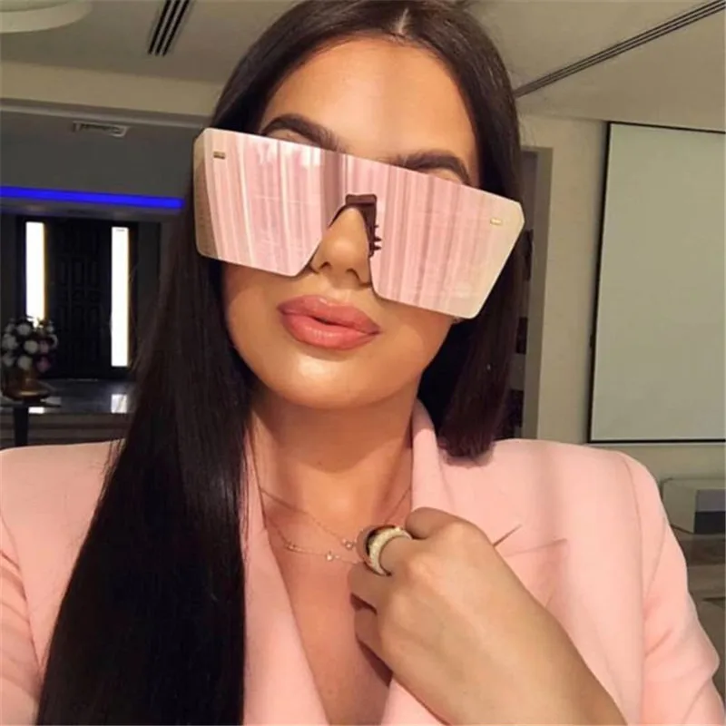 

Fashion New Big Frame Oversized Pc Gradient Shade Sunglasses