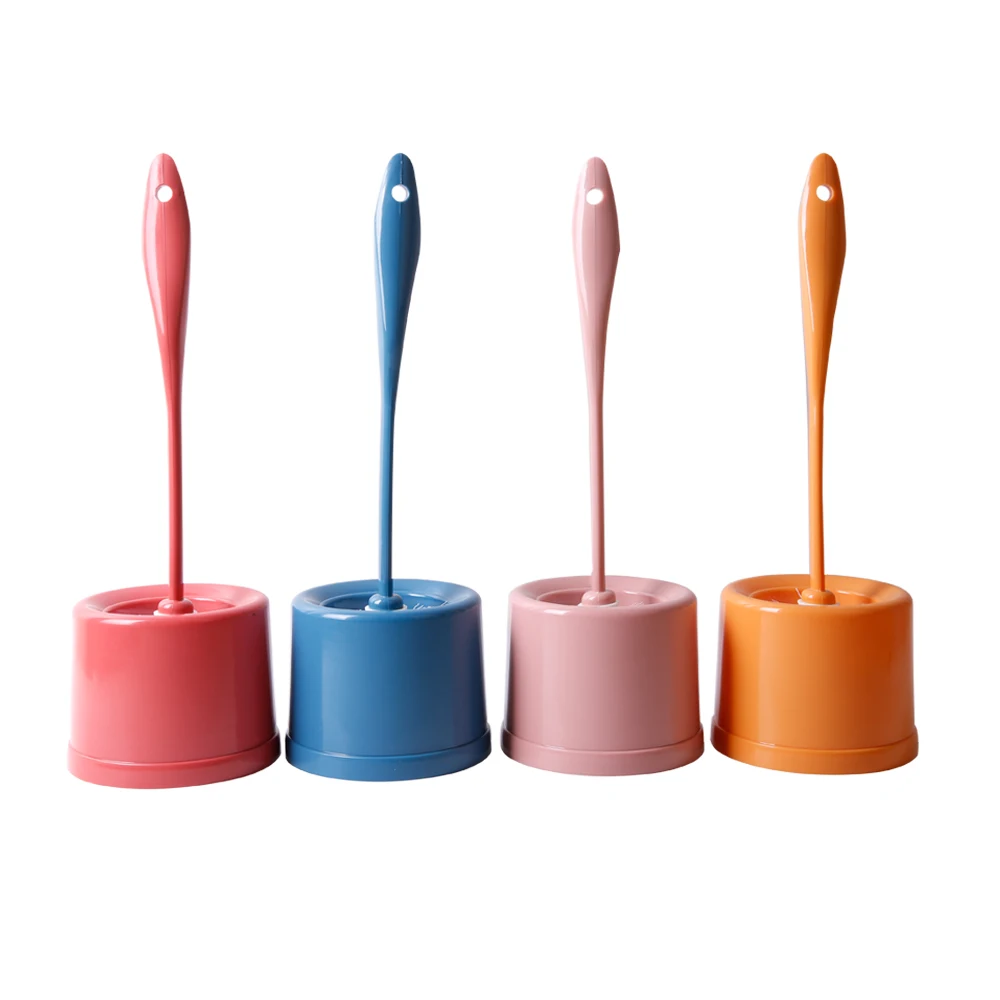 

Bathroom cleaner toilet brush plastic round cleaning brush with handle