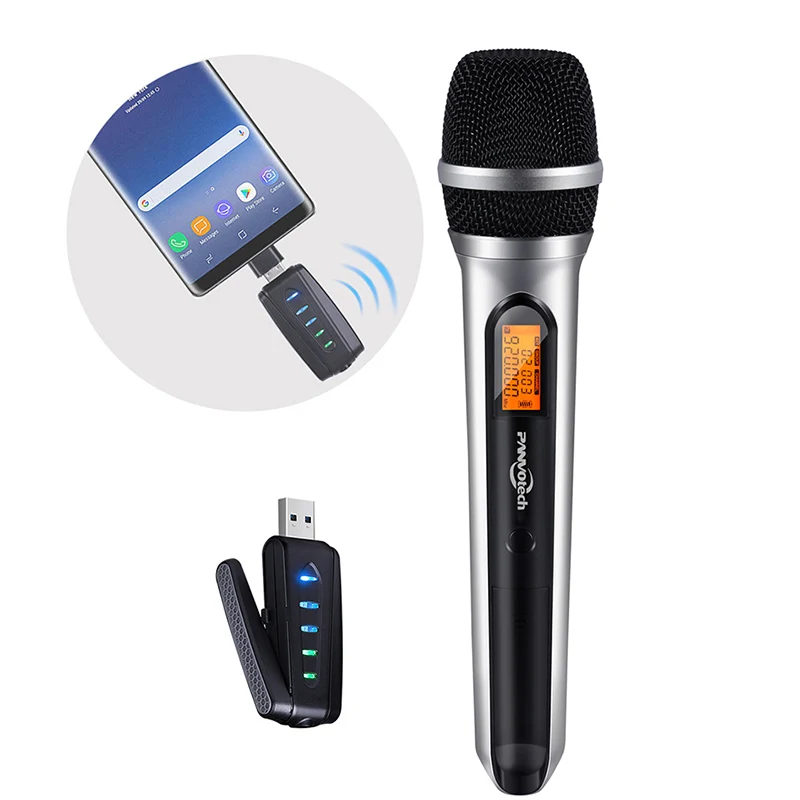 

USB Wireless Professional Condenser Microphone Karaoke Laptop Vlog Recording Microphone KTV Audio Studio Recording Microphone