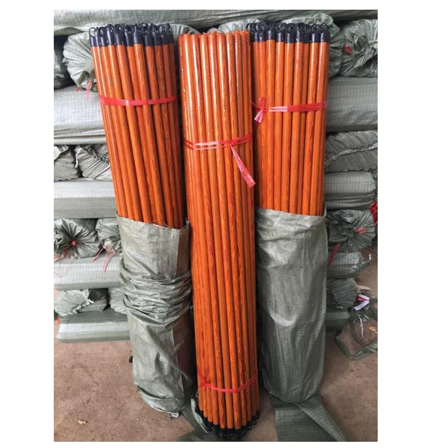 China Direct Factory Custom Broom Handle Line Wood Broom Handle