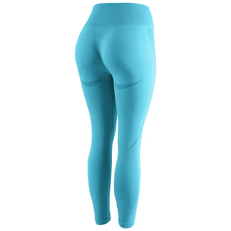 

Hot Seamless Knitted Buttockout Yoga Leggings Exercise and Fitness Pants Buttockout Bottoms Women