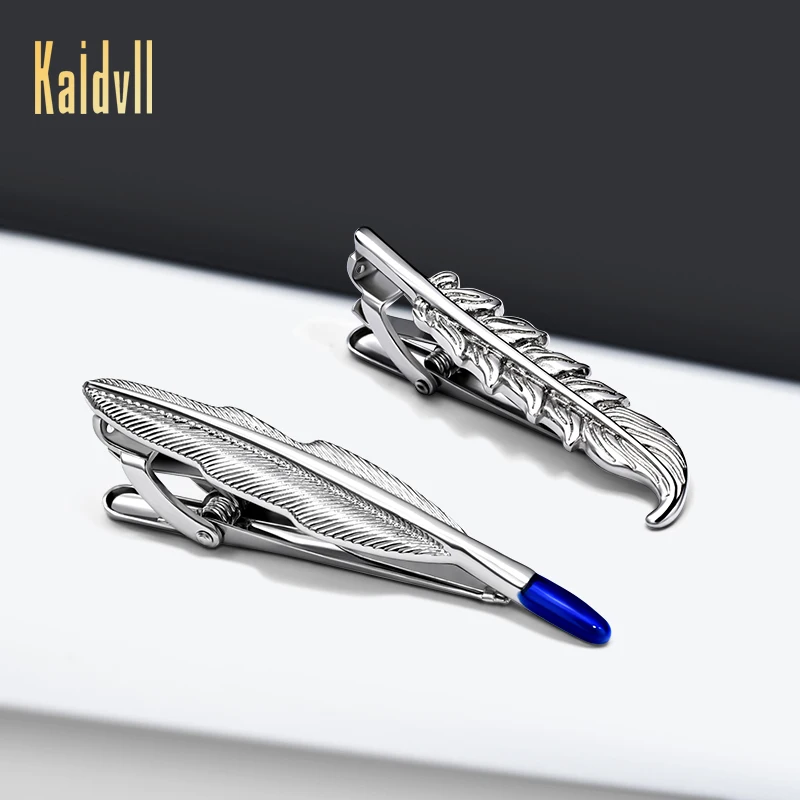 

Men Accessories Stock Mixed Design Tie Clip & Cufflink Engravable Tie Clip with Logo, Silver