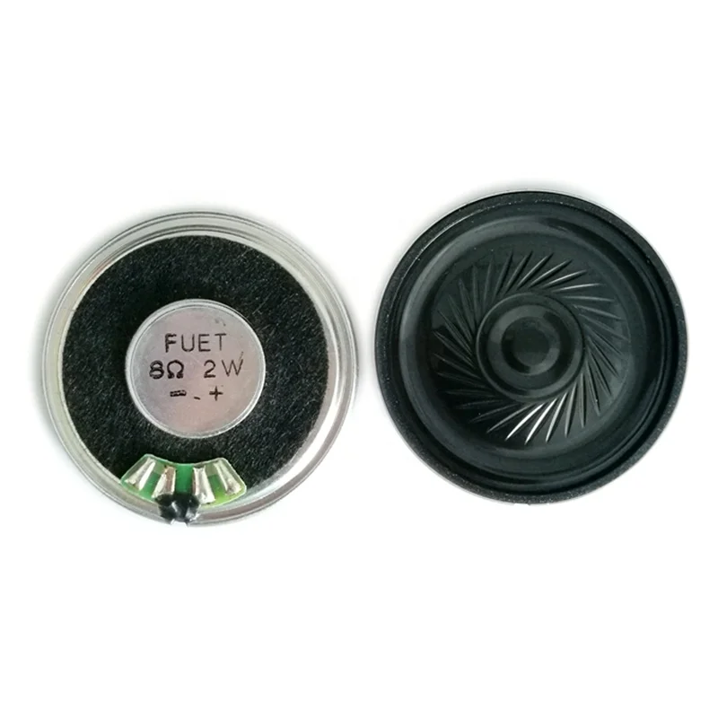 

Manufacture 8ohm 1W 40mm Round Speaker Inner Magnet Metal Frame Audio Mylar Speaker Headphones Speaker Components