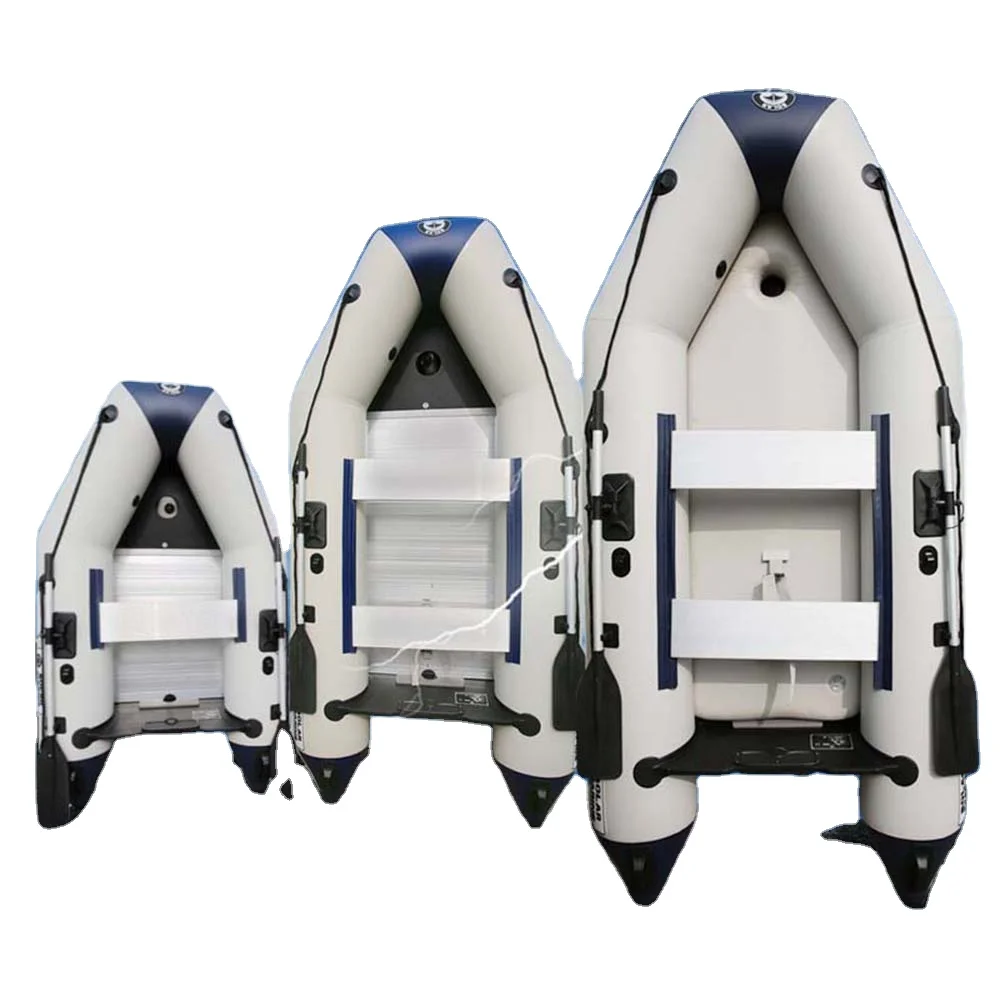 

Factory directly sale rigid inflatable boat inflatable fishing boat, Blue+white