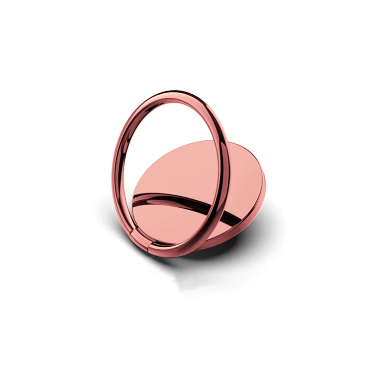 

hot sale fashion popular Mobile Phone Accessories Universal Phone Phone Metal Ring Holder, Bright black, silver, rose gold, local gold